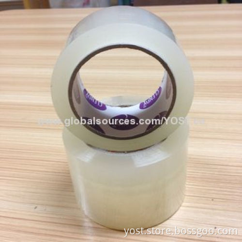 Plastic packaging, 48mm Taiwan good glue opp carton sealing tape, BSCI